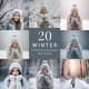 20 Frosted Winter Lightroom Presets - Cinematic Winter Mood Enhancers for Photographers and Creators 1