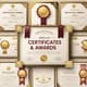 100+ Premium Certificates & Awards Bundle - Editable - Professional Virtual Certificate Templates for Business and Education 4