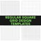 Regular Square Grid Design Templates - Versatile Textured Backgrounds for Photography & Creative Editing 1