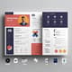 IndustryTarget Pro CV Indesign Word PSD - Professional Business Resume Templates for Career Growth and Personal Branding 1