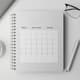 Class Block Grey Minimalist Schedule - Sleek Academic Planner for Organized Study and Efficient Time Management 4