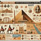 Travel Guide Infographic - Egypt Highlights & Tourist Map - Vibrant Travel Infographic for Explorers and Tourism Marketers 1