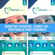 Dentist Digital Card 02 - Editable PSD Format - Professional Dental Business Card Template for Modern Clinics and Practitioners 3