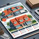 Roofing Company Flyer - Promotional A4 Template - Versatile Marketing Design for Contractors and Building Professionals 3