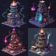 Wizard's Tower Isometric Pixel Art - Detailed Isometric Pixel Art for Game Developers and Digital Creators 5