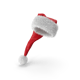 Santa Hat Cartoon Render - Playful 3D Santa Hat Model for Festive Animations and Creative Projects 4