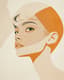 Soft Minimalist Portrait of a Woman with Short Hair - Ethereal Studio Portrait Art for Modern Spaces and Creative Projects 5