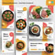 Restaurant Menu Banners - Social Media Template Kit - Vibrant Twitter Post Designs for Restaurant Marketing and Engagement 4