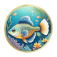 25 Fish Tales Sticker Collection - Vibrant Underwater Stickers for Creative Projects and Personal Use 3