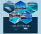 Blue Minimal Travel FB Post - Clean Social Media Template for Travel Brands and Marketers in 2025 3