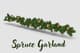 Spruce Garland Christmas Decor - Premium 3D Renders for Festive Visuals and Creative Projects 3