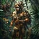 Verdant Fang Primal Jungle Sentinel Concept Art - Immersive Concept Character Design for Creative Projects and Storytelling 5
