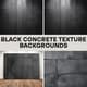 Black Concrete Texture Backgrounds - Versatile Textured Patterns for Creative Photography & Design Projects 3