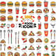 300+ Food Icons - Editable CorelDRAW Pack - Versatile Pixel-Perfect Icons for Designers and Marketers 5