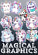 10+ Enchanted Horns Unicorn Set - Magical Animal Stickers for Creative Projects and Personalization 5