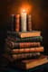 Antique Books Still Life Painting - Classic Timeless Artwork for Art Lovers and Collectors 1