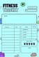 Creative Doodle Fitness Planner - Black & White Daily Tracker - Stylish Workout Log for Health Enthusiasts and Personal Trainers 1