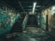 Tunnelmouth Underground Graffiti Crypt - Post-Apocalyptic Digital Environment Art for Immersive Visual Projects 6
