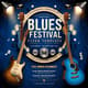 Blues Festival Flyer Template - Live Music Celebration Theme - Versatile Marketing Design for Events and Promotions 4