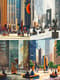 Modern Urban Plaza - Contemporary Urban Landscape Art for Creative Spaces and Visual Storytelling 4