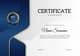 Elegant Achievement Certificate Dark Blue Gold - Premium Editable Templates for Professional Education and Training Recognition 6