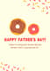 Donut Crafty Family Father's Day Greeting - Heartfelt Handmade Card for Dad's Special Day and Family Celebration 3