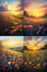 Golden Field Sunset - Serene Sunset Landscape Art for Timeless Home and Office Decor 3