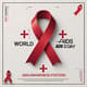10 World AIDS Day Awareness Posters - Red Ribbon Design Kit - Commercial-Ready Print Ads for Impactful Health Campaigns and Social Advocacy 5