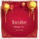 Red Yellow Event Invite Chinese New Year - Festive Holiday Invitation Design for Seasonal Celebrations and Personal Use 6