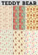 Teddy Bear Picnic Patterns - Playful Manga-Inspired Pattern Collection for Creative Print & Digital Projects 3