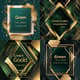 Green Gold Modern Congratulation Card - Stylish Graduation Greetings for Memorable Celebrations and Personal Touch 5