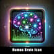 Human Brain Icon - AI-Enhanced Motion Graphic Element for Creative Video Projects and Digital Storytelling 4