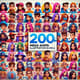 200+ Mega Avatar Illustration Bundle - Pixel-Perfect Digital Avatars for Creators and Brands 4