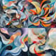 Kinetic Abstract Flowing Organic Forms - Dynamic Abstract Art for Contemporary Creatives and Visual Projects 5
