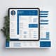 Pro Resume Kit - Modern Blue CV Templates - Sleek Professional Business Templates for Career Growth and Job Applications 1