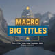 Macro Big Titles - Bold Display Animation - Cinematic Text Motion Video Template for Dynamic Presentations and Creative Projects 4
