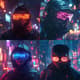 Cyberpunk Hacker Pixel Character - Vibrant Pixel Art for Game Developers and Digital Creators 3