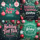 Holiday Text Pack - Animated Christmas Typography - Festive Motion Graphics for Seasonal Videos and Creative Content 1