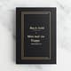 Black Gold Minimalist Happy Graduation Card - Elegant Graduation Invitation for Memorable Celebrations 4
