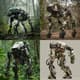Pathfinder-3 All-Terrain Scout Bot Concept - Futuristic Mechanical Robotics Art for Designers and Sci-Fi Creators 3
