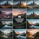14 Professional Landscape Retouching Actions - Advanced Photoshop Presets for Stunning Natural Scenery Enhancement 6