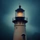 Lighthouse Fresnel Lens Foggy Rain - Cinematic Nature Stock Video for Filmmakers and Content Creators 6