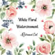 White Watercolor Happy Retirement Card - Elegant Retirement Celebration Greeting for Cherished Moments 6