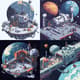 Orbiting Space Station Pixel Art - Isometric Pixel Art for Game Developers and Digital Creators 4