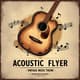 Acoustic Event Flyer & Poster Template - Vintage Music Theme - Classic Editable Marketing Designs for Musicians and Promoters 5