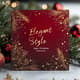 Elegant Style Christmas Greeting Card - Refined Holiday Invitation for Warm Seasonal Celebrations 4