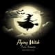 Flying Witch Animation - Spooky Halloween Scene - Cinematic Motion Graphics for Seasonal Video Projects 6