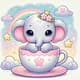 20+ Adorable Dumbo Illustrations - Whimsical Cartoon Designs for Creative Projects and Kids' Content 3