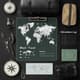 Adventure Log Black-Green Travel Planner - Stylish Goal & Bucket List Organizer for Inspired Travelers 6