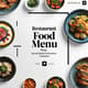 Restaurant Food Menu Post - Social Media Promotion Template - Engaging Twitter Ad Designs for Restaurants and Food Brands 1